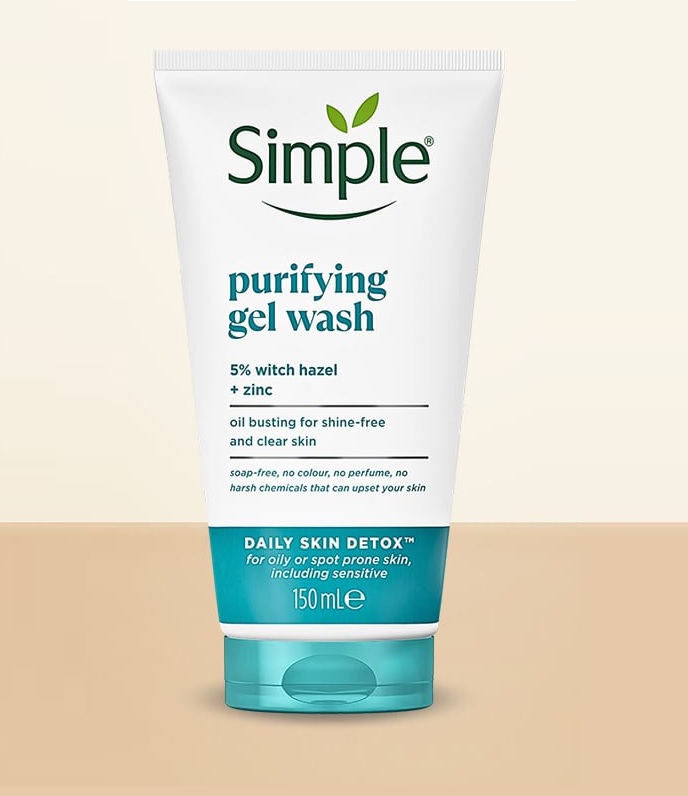 ژل شستشوی صورت سیمپل مدل Purifying پوست چرب و مختلط حجم 150 میل